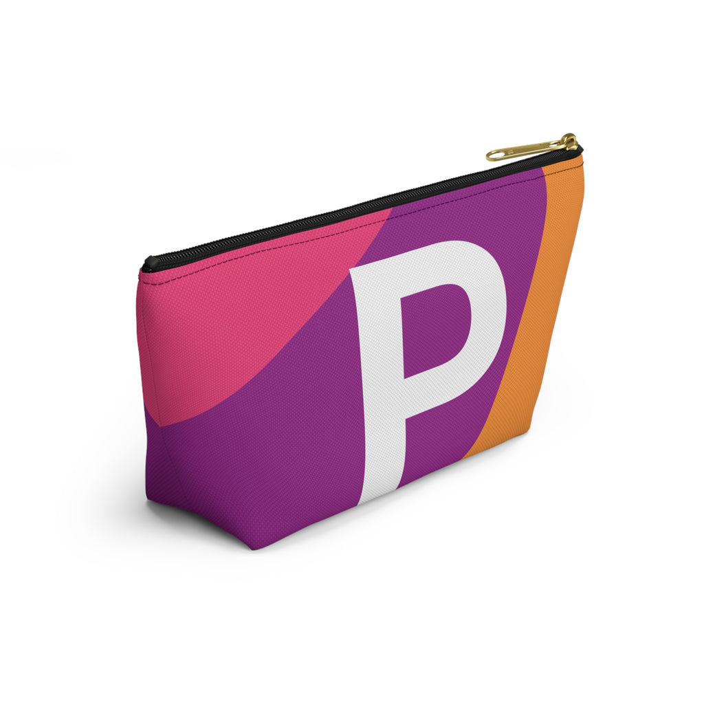 Colorblock Accessory Pouch — Monogram P T-Bottom Cosmetic Bag