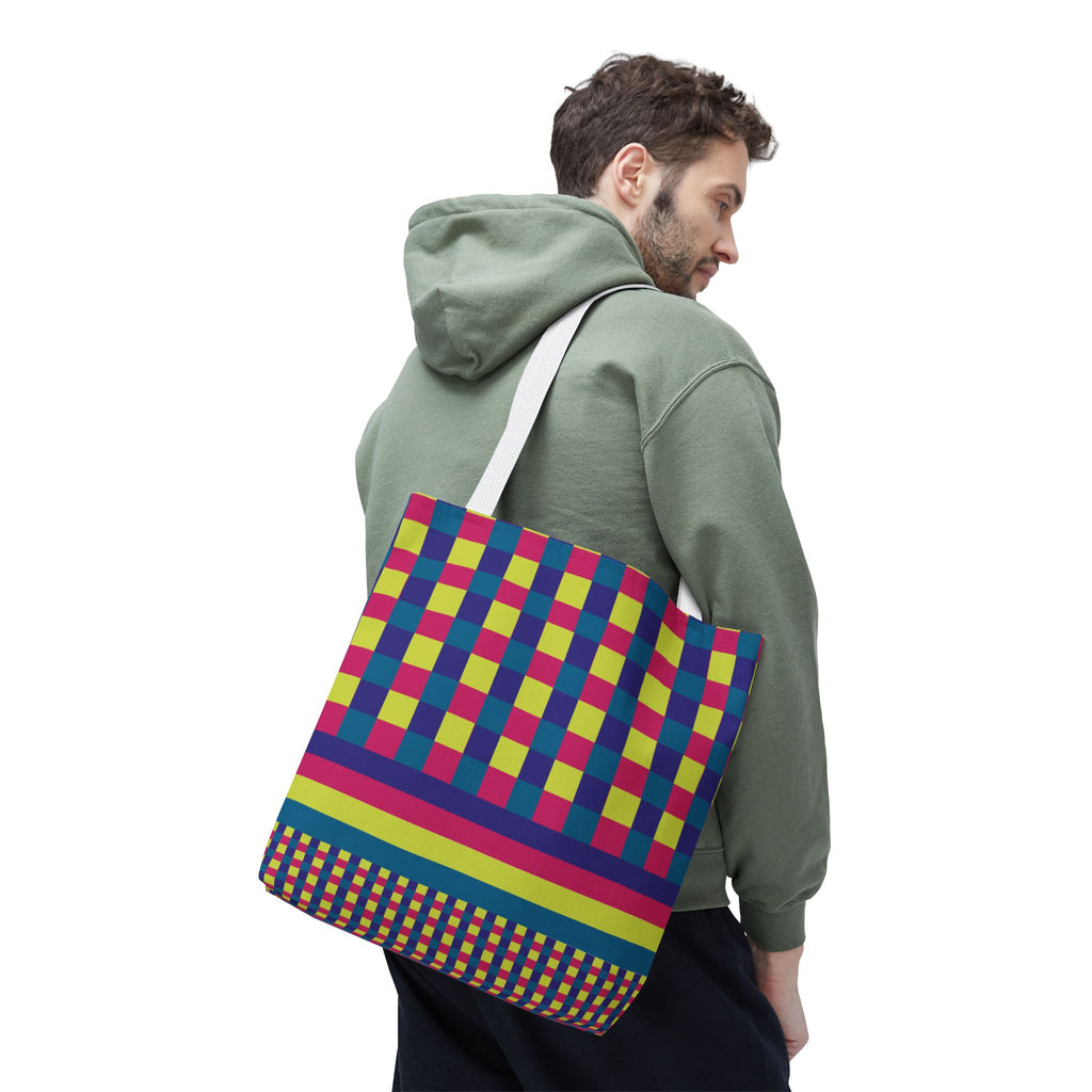 Colorblock Tote Bag