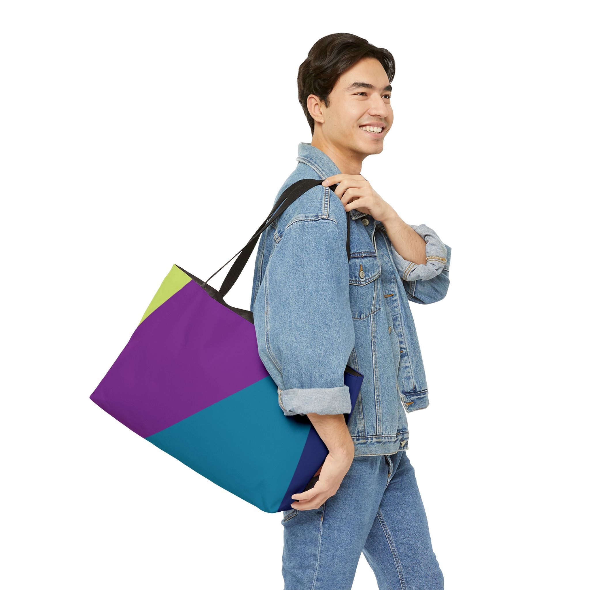 Colorblock Tote Bag