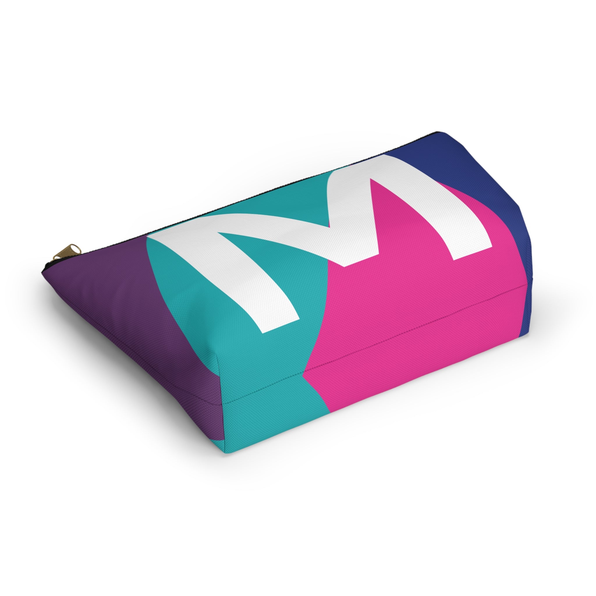Colorblock Accessory Pouch — Monogram M T-Bottom Cosmetic Bag