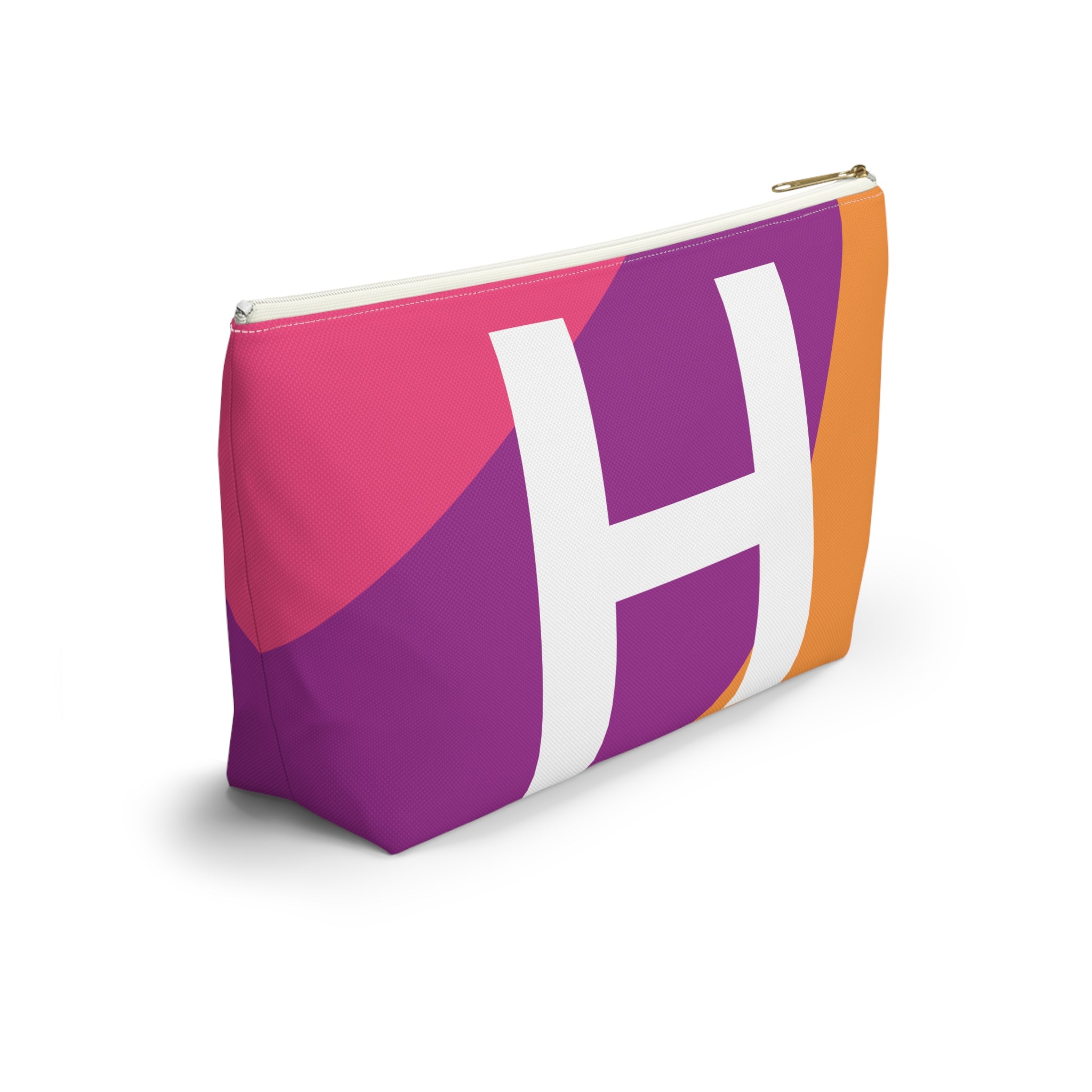 Colorblock Accessory Pouch — Monogram H T-Bottom Cosmetic Bag