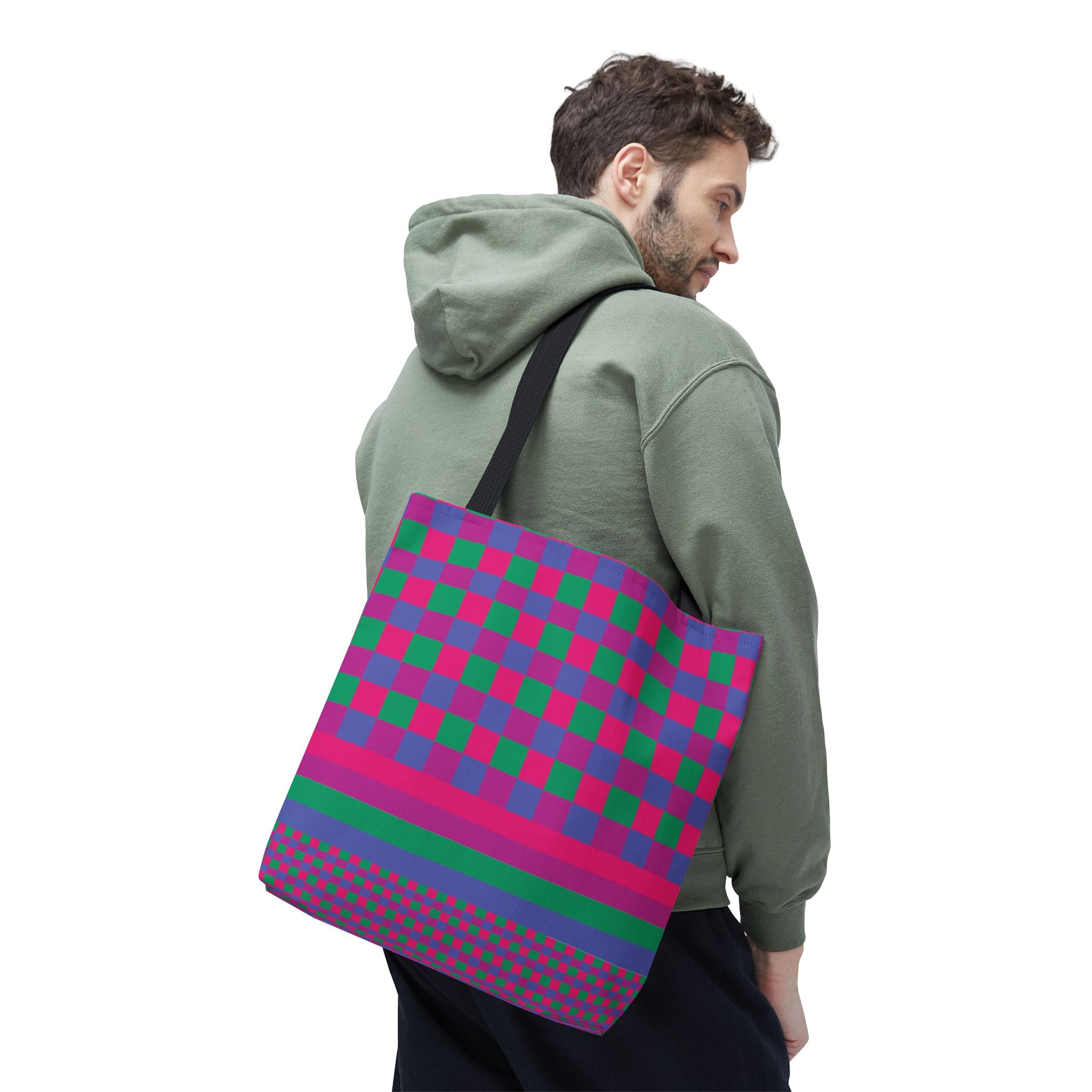 Colorblock Tote Bag