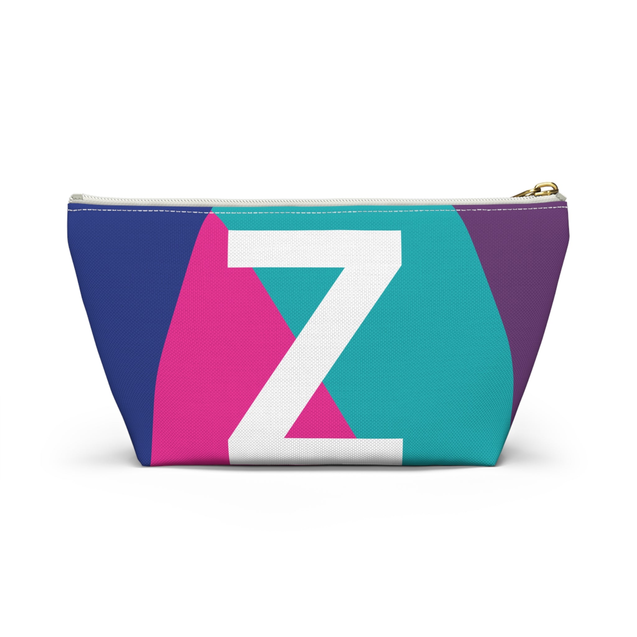 Colorblock Accessory Pouch — Monogram Z T-Bottom Cosmetic Bag