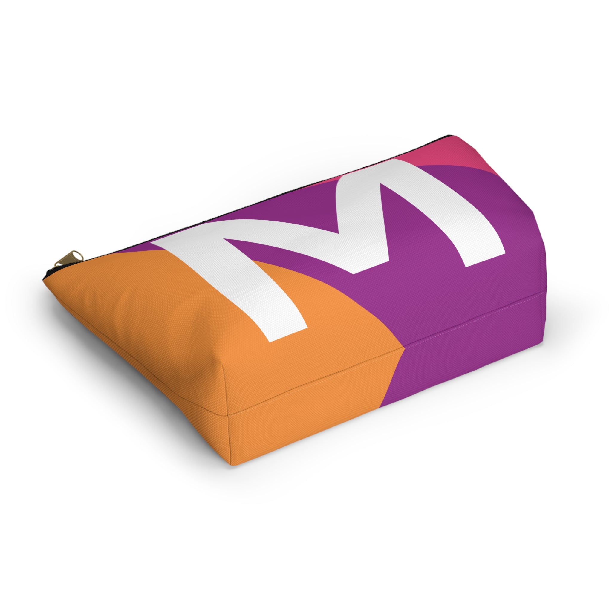 Colorblock Accessory Pouch — Monogram M T-Bottom Cosmetic Bag