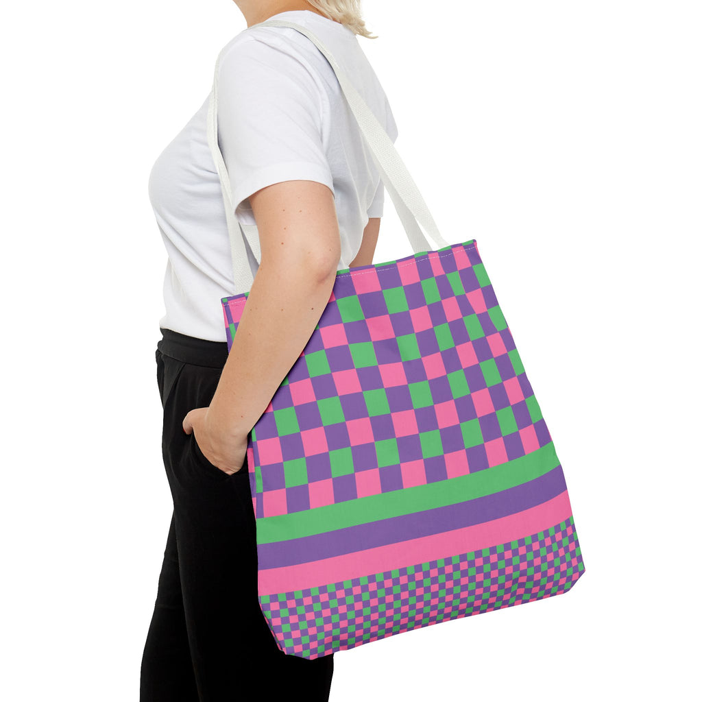 Colorblock Tote Bag