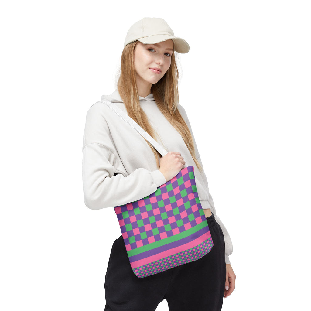 Colorblock Tote Bag