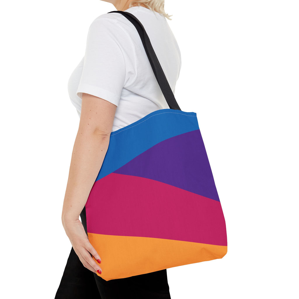 Colorblock Tote Bag