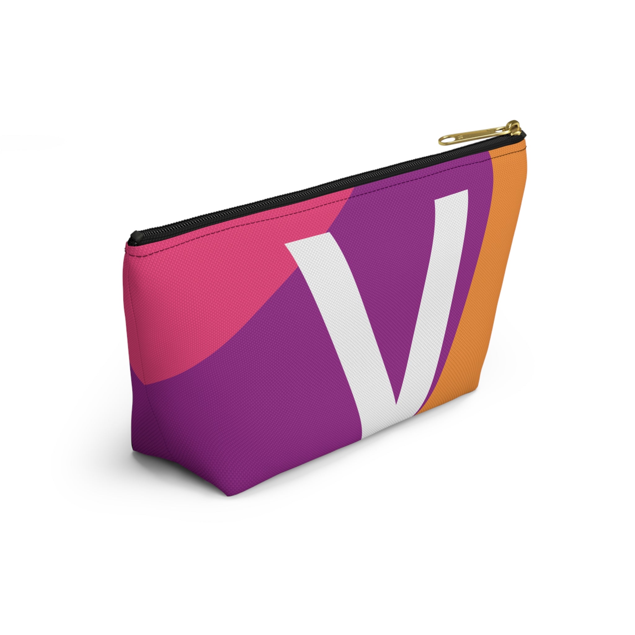 Colorblock Accessory Pouch — Monogram V T-Bottom Cosmetic Bag