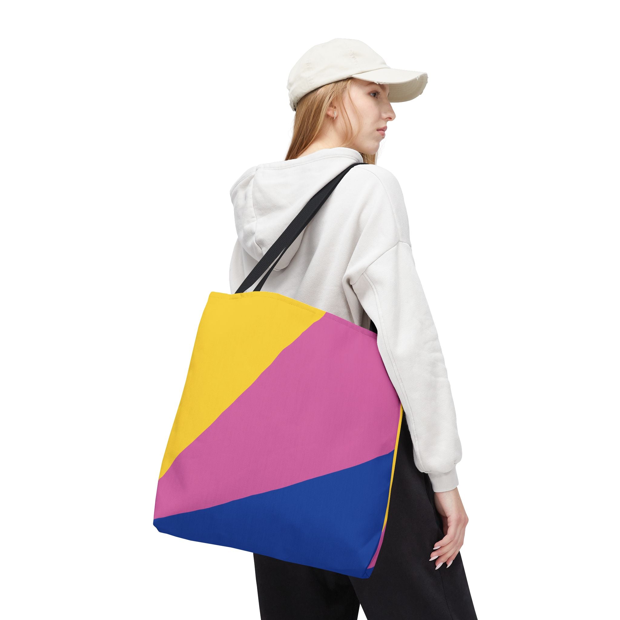 Colorblock Tote Bag