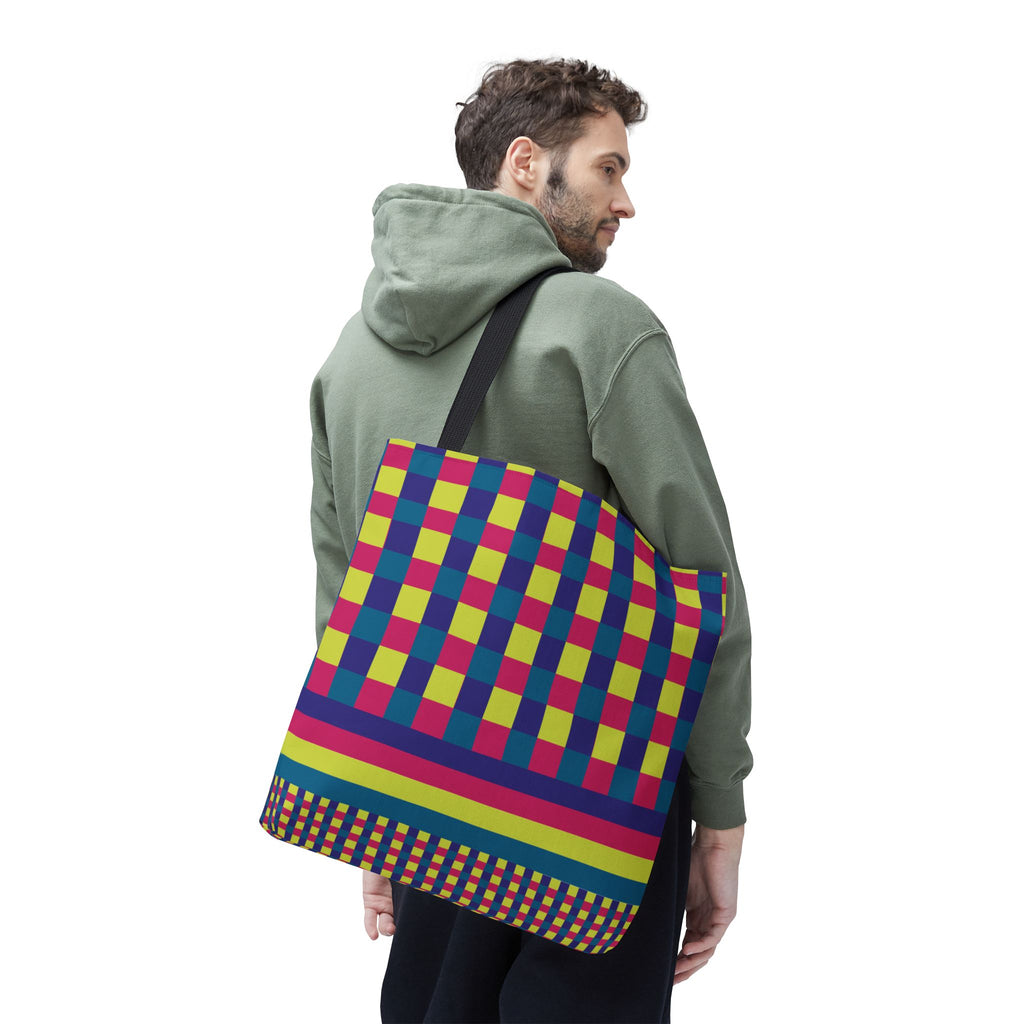 Colorblock Tote Bag