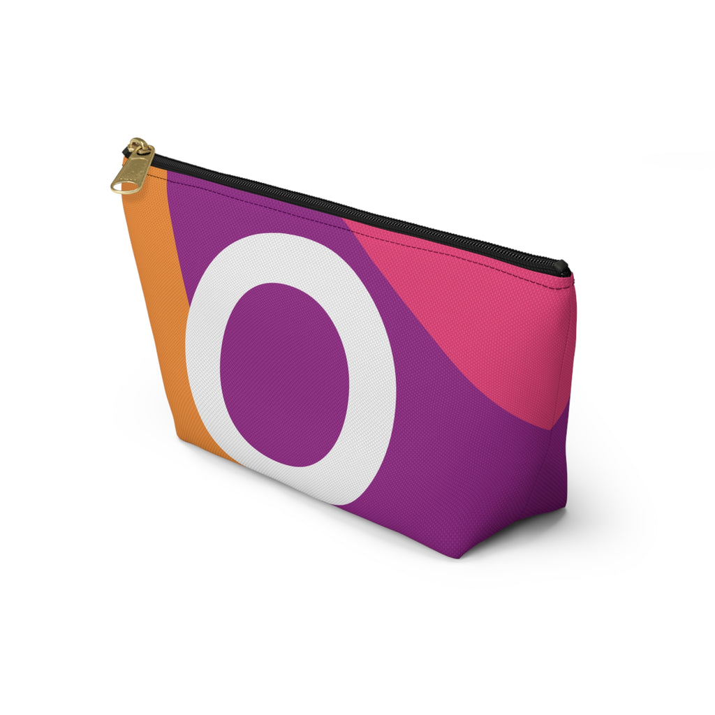 Colorblock Accessory Pouch — Monogram O T-Bottom Cosmetic Bag