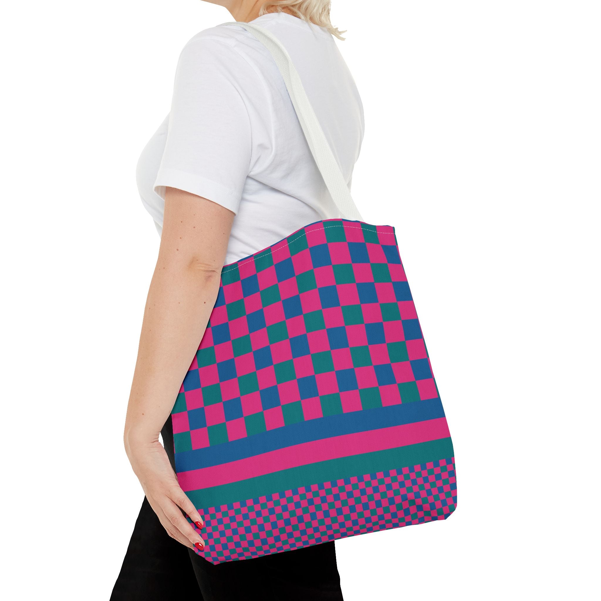 Colorblock Tote Bag