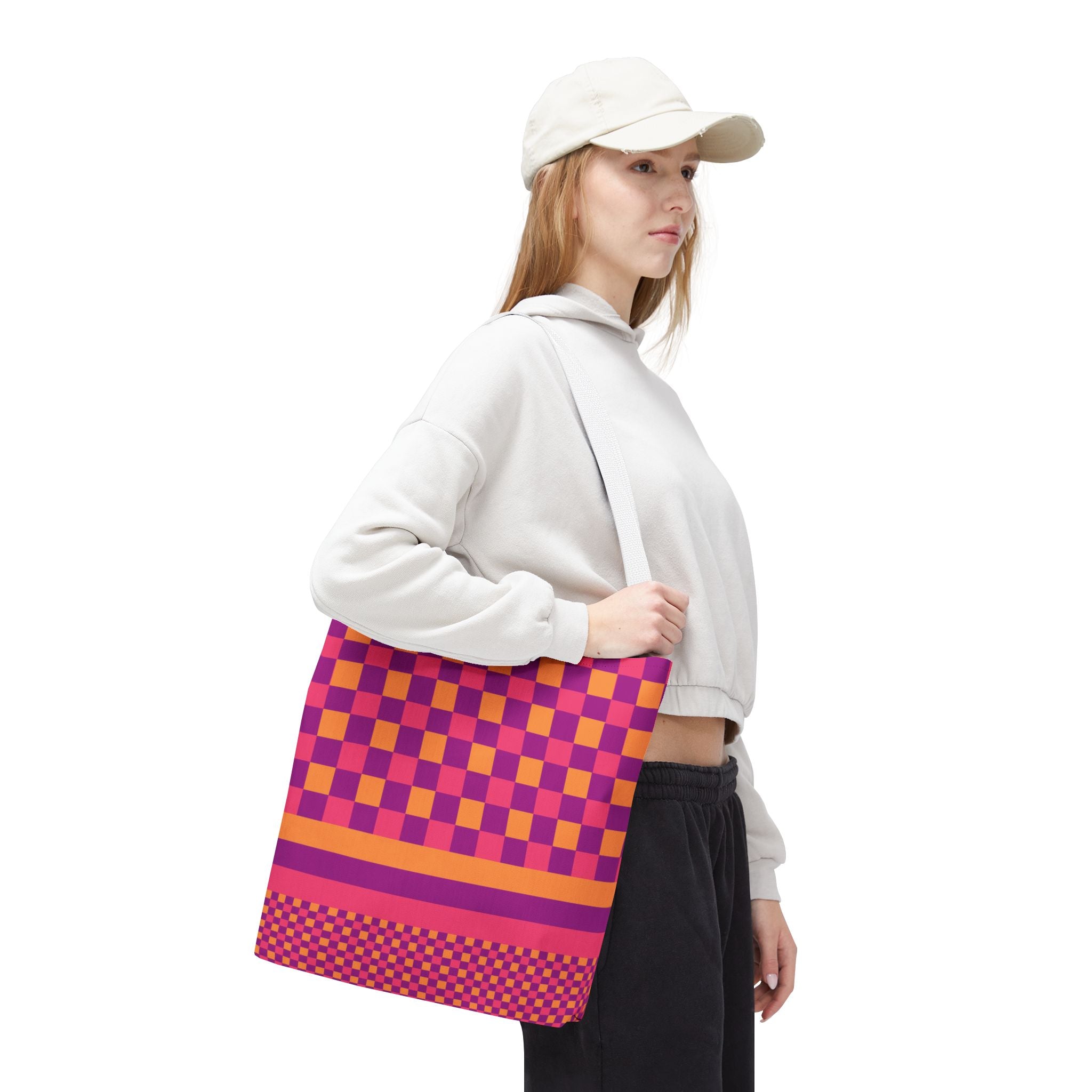 Colorblock Tote Bag