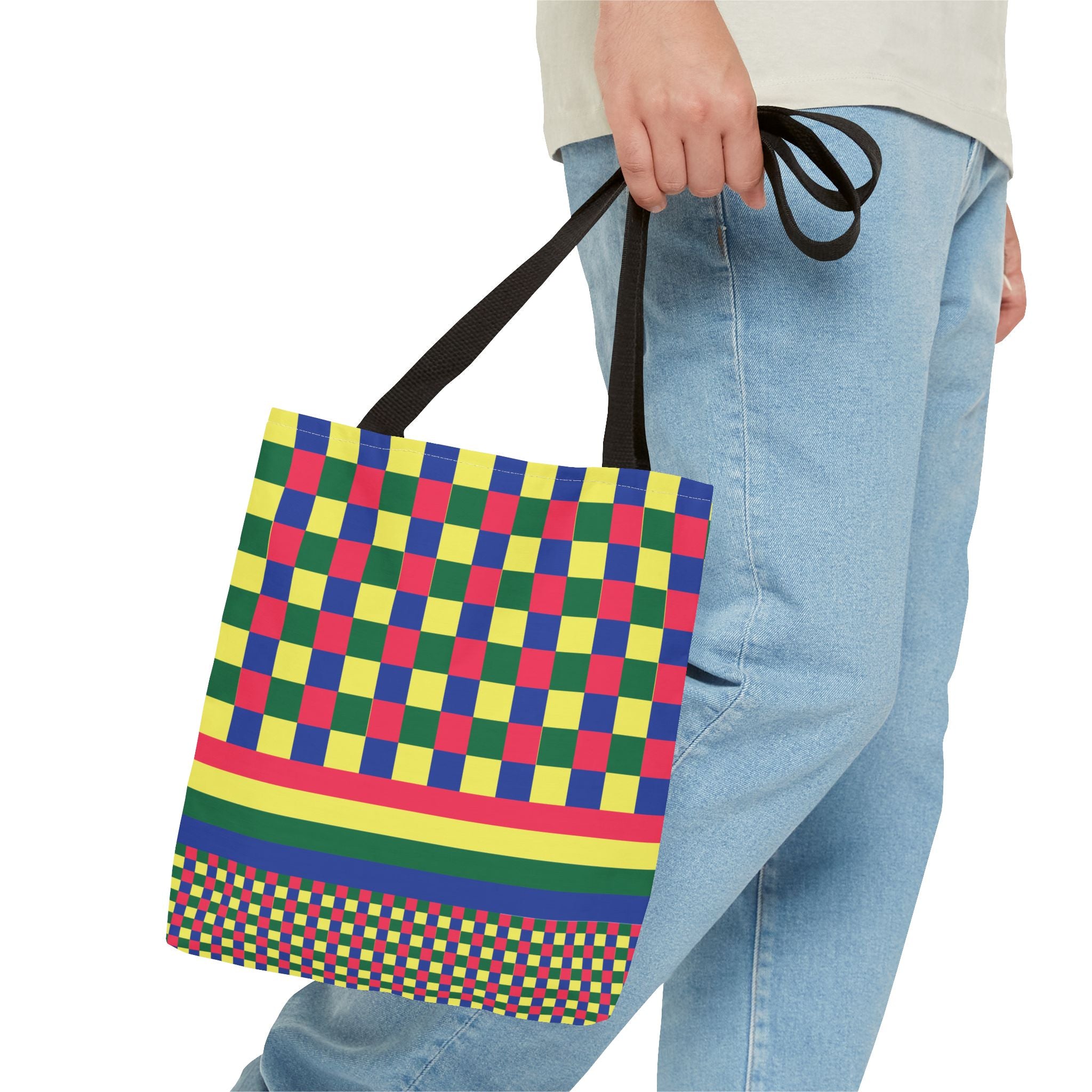 Colorblock Tote Bag