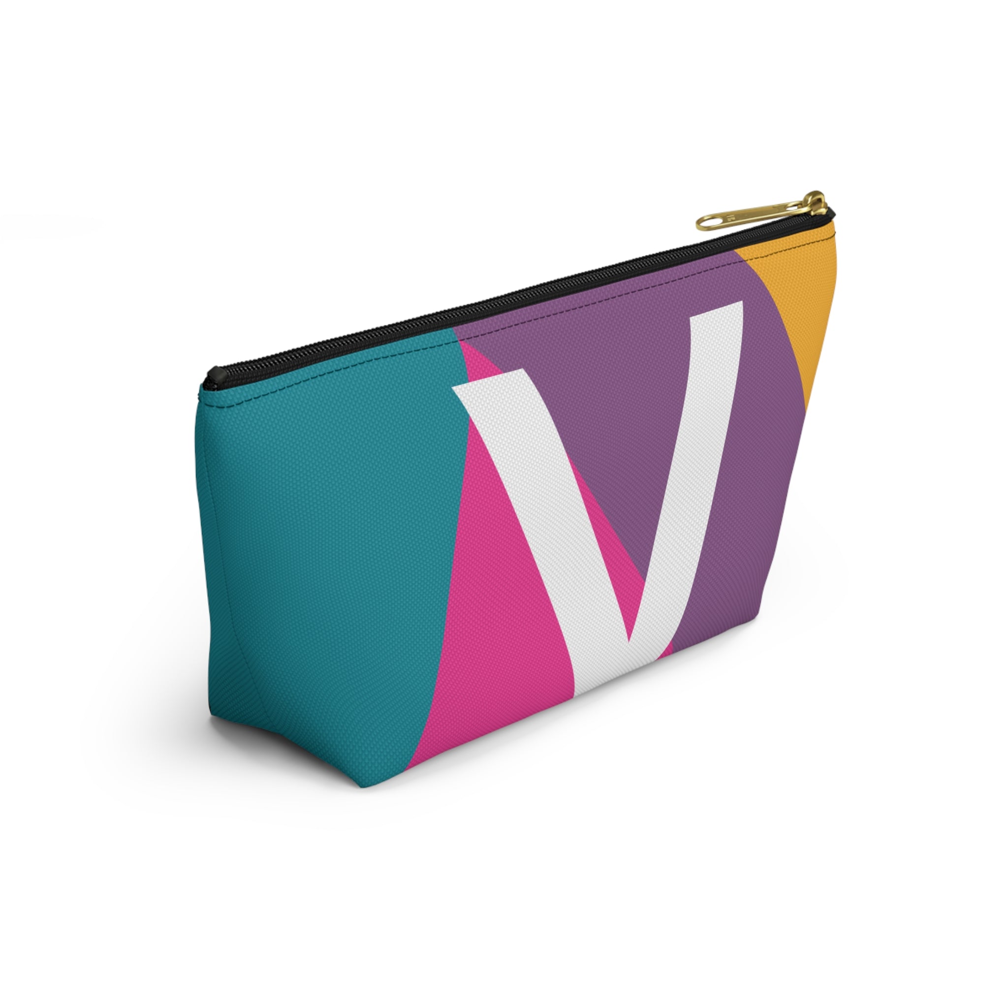 Colorblock Accessory Pouch — Monogram V T-Bottom Cosmetic Bag