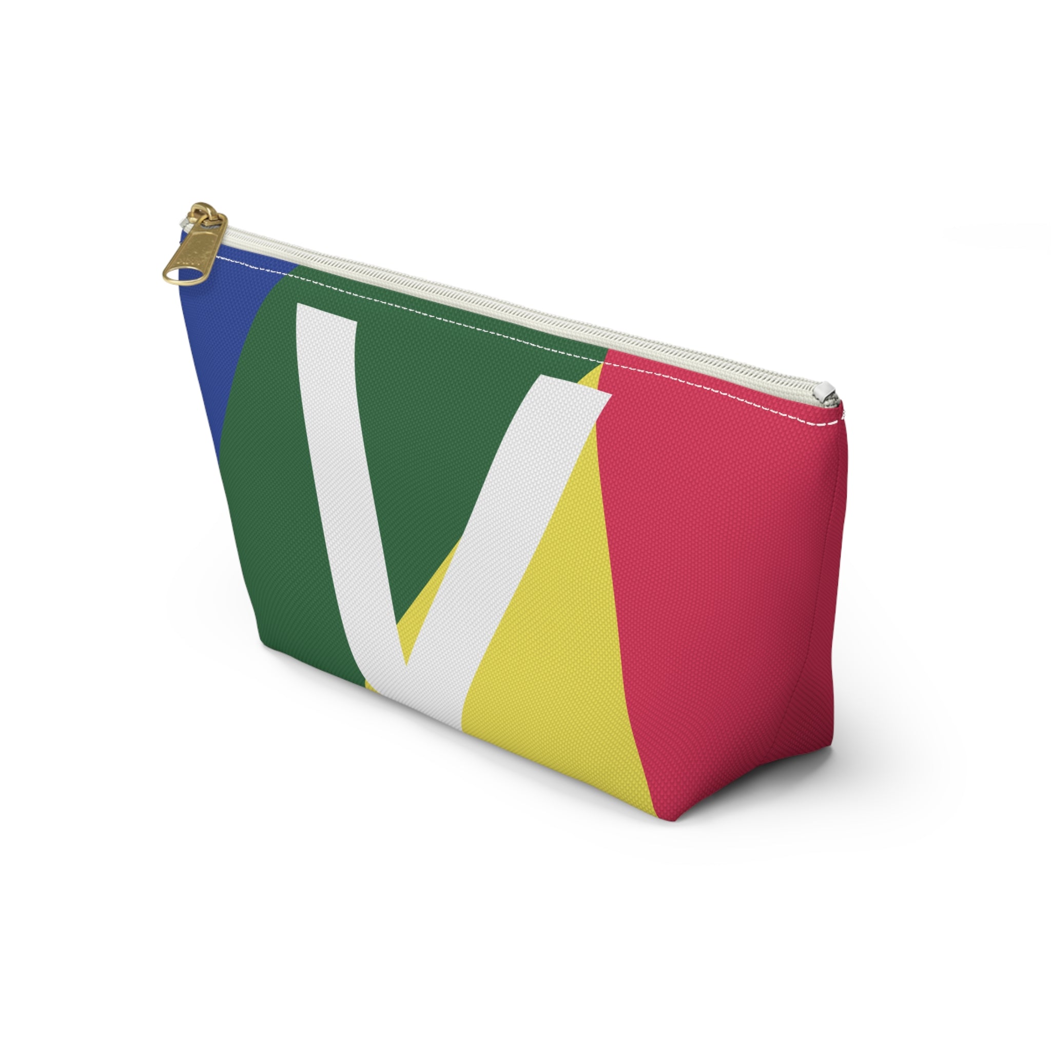 Colorblock Accessory Pouch — Monogram V T-Bottom Cosmetic Bag