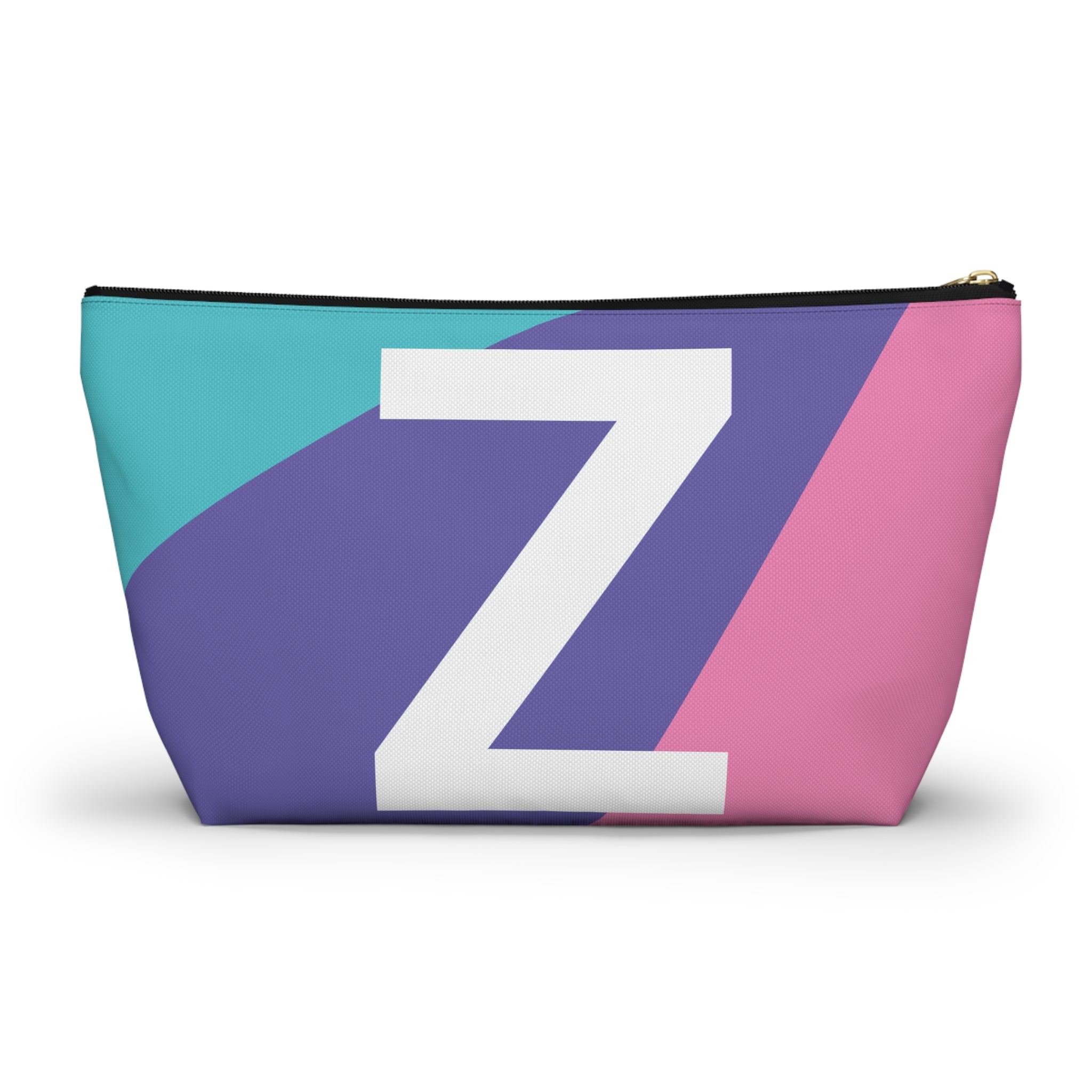 Colorblock Accessory Pouch — Monogram Z T-Bottom Cosmetic Bag