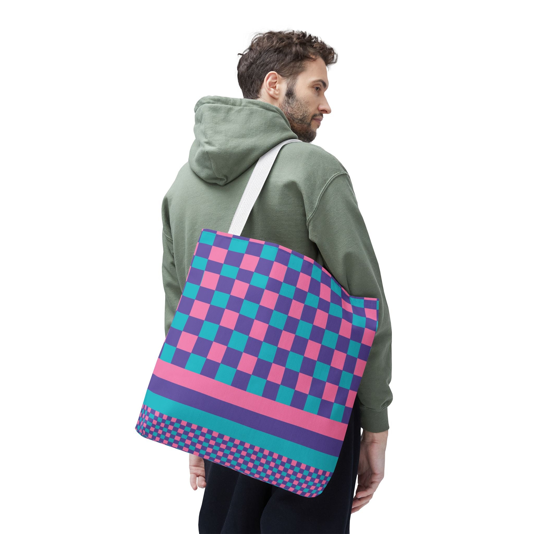 Colorblock Tote Bag