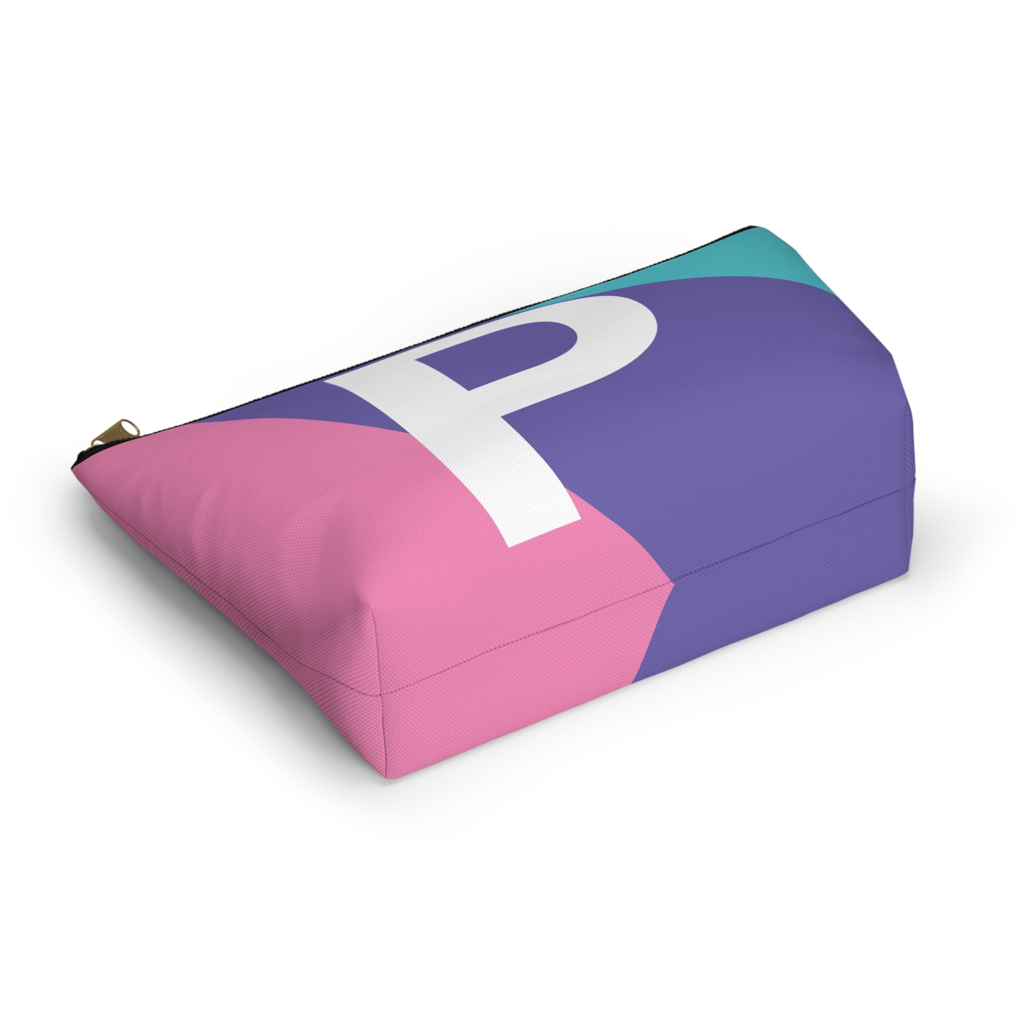 Colorblock Accessory Pouch — Monogram P T-Bottom Cosmetic Bag