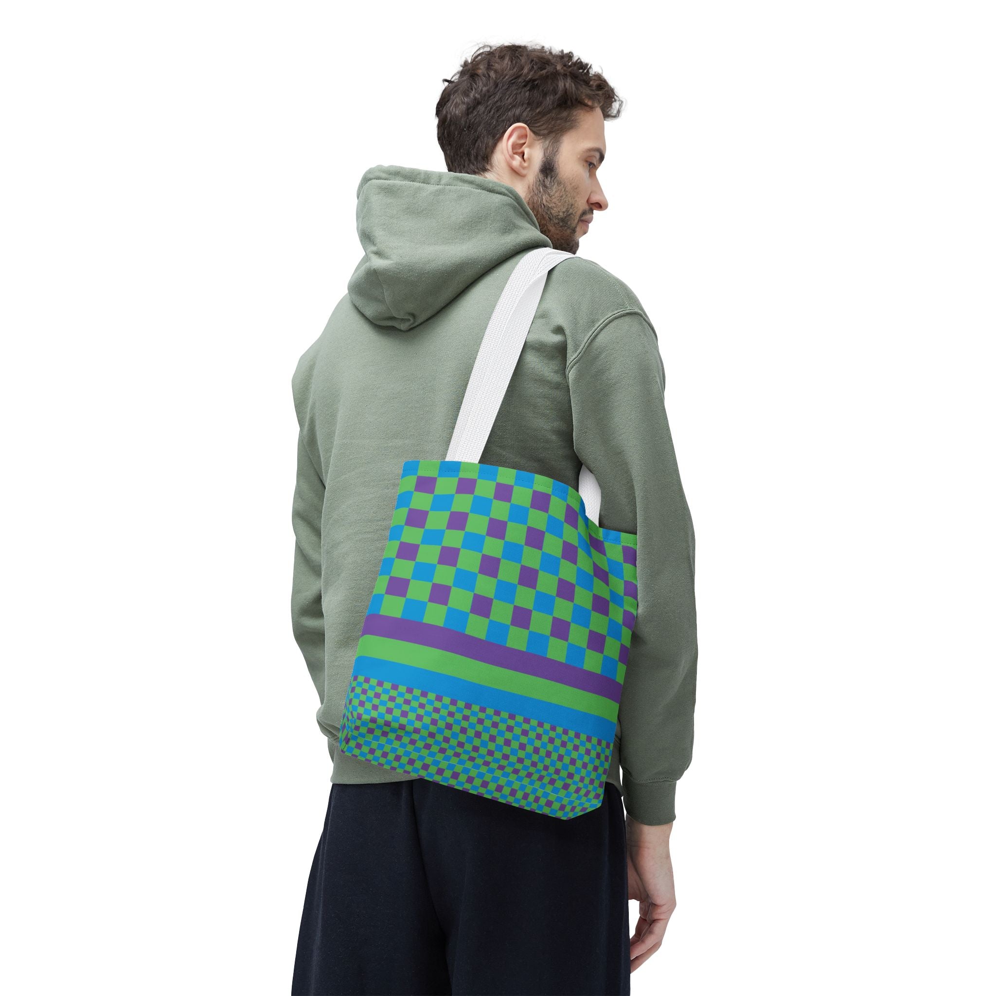 Colorblock Tote Bag