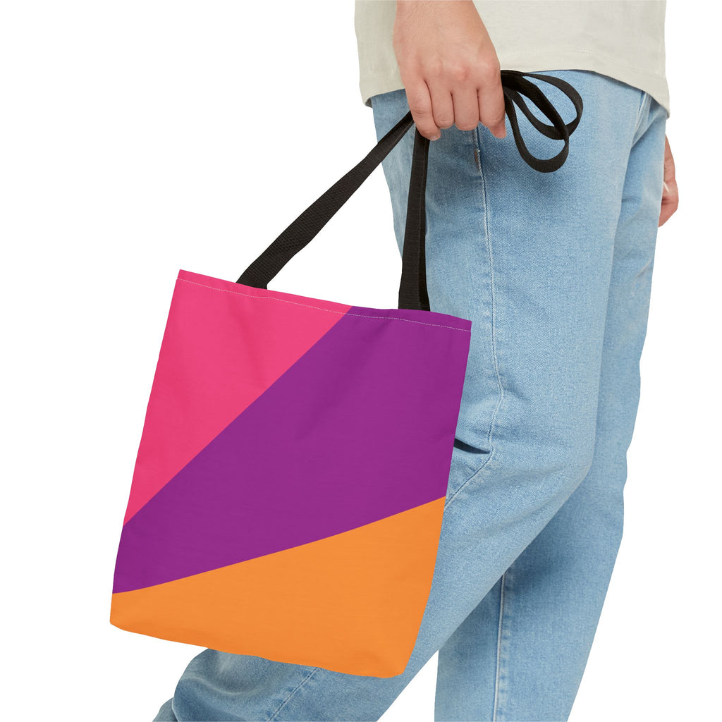 Colorblock Tote Bag
