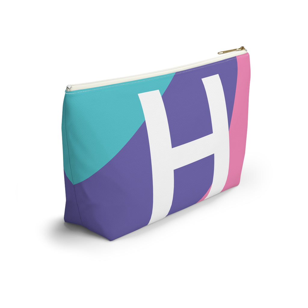 Colorblock Accessory Pouch — Monogram H T-Bottom Cosmetic Bag