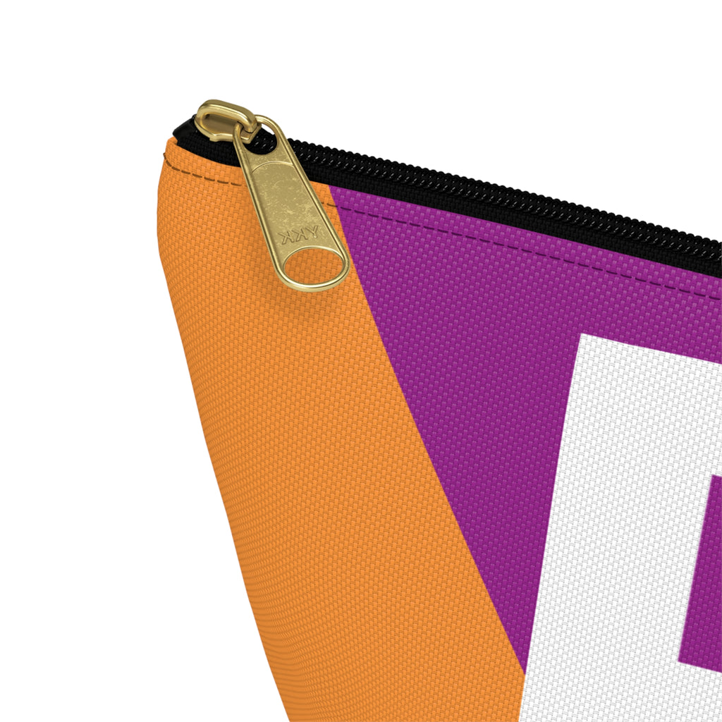 Colorblock Accessory Pouch — Monogram P T-Bottom Cosmetic Bag