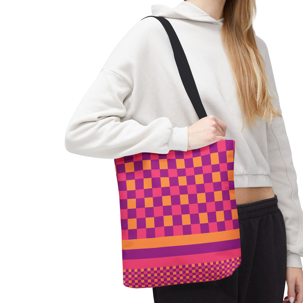 Colorblock Tote Bag