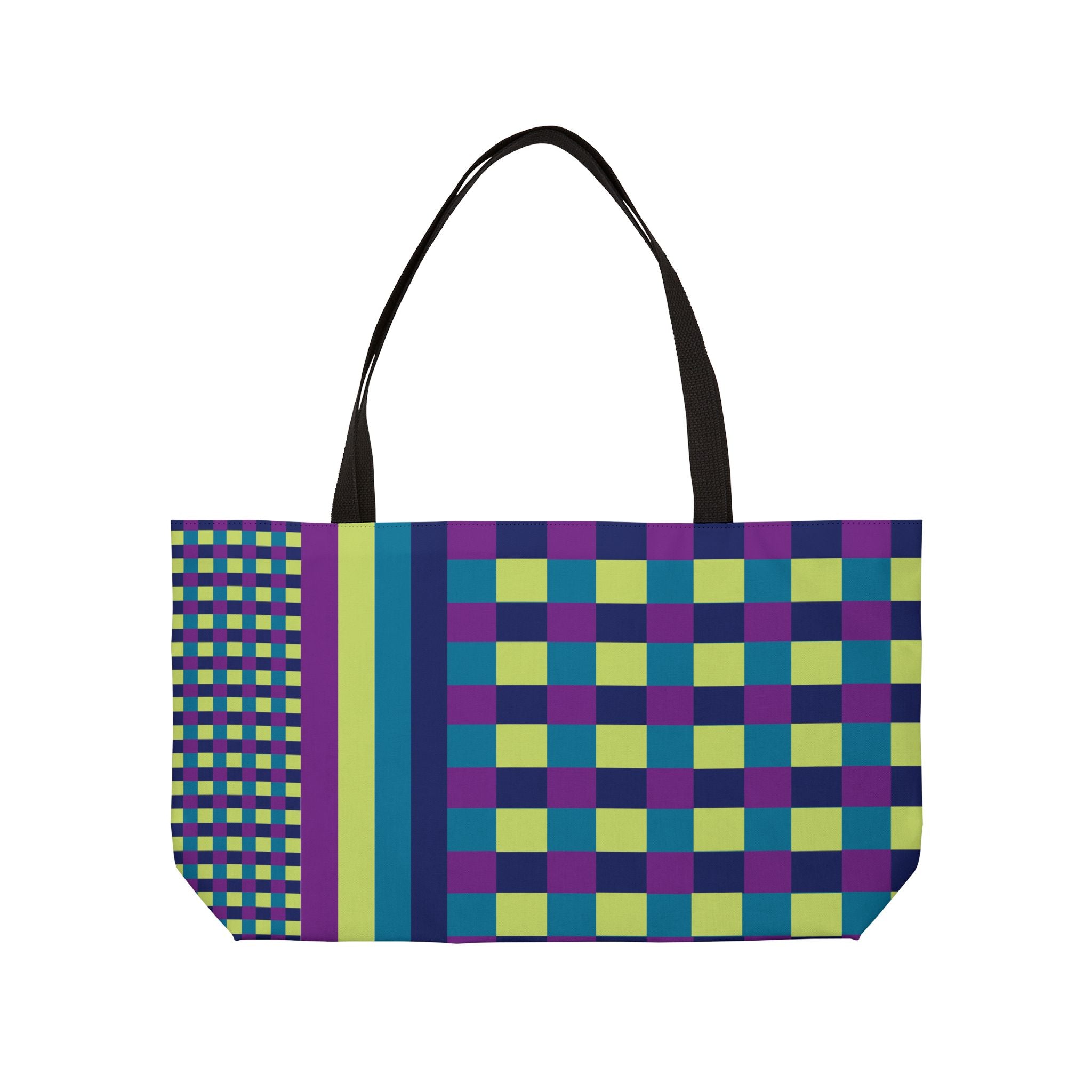 Colorblock Tote Bag