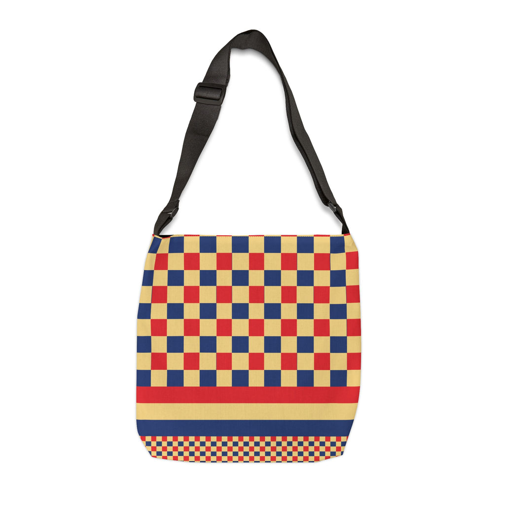 Colorblock Geometric Tote Bag