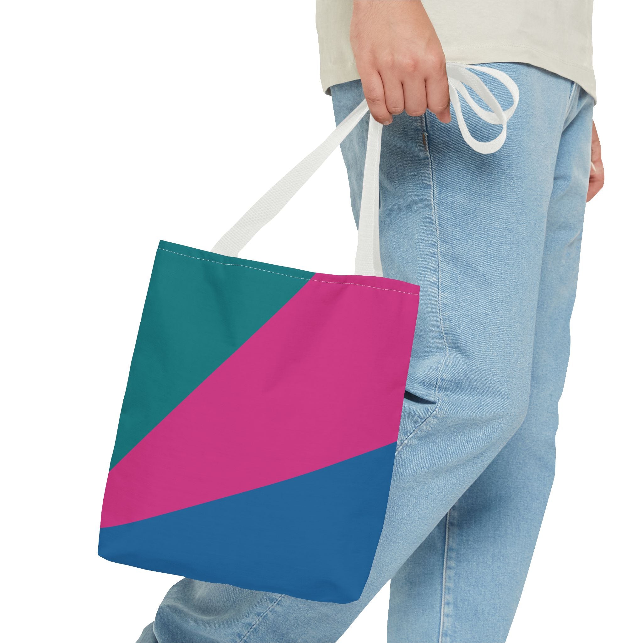 Colorblock Tote Bag