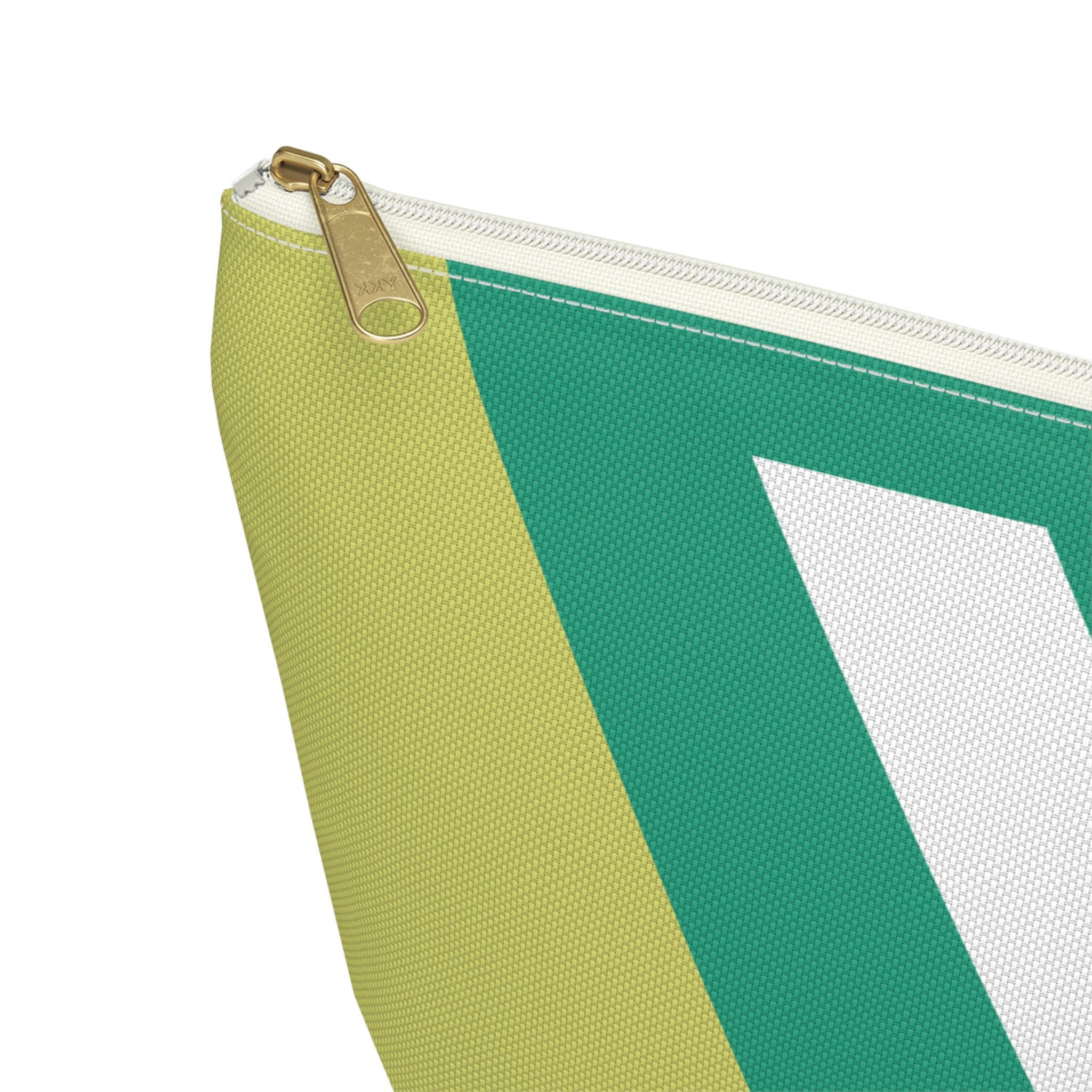 Initials Colorblock Accessory Pouch — Monogram X T-Bottom Cosmetic Bag