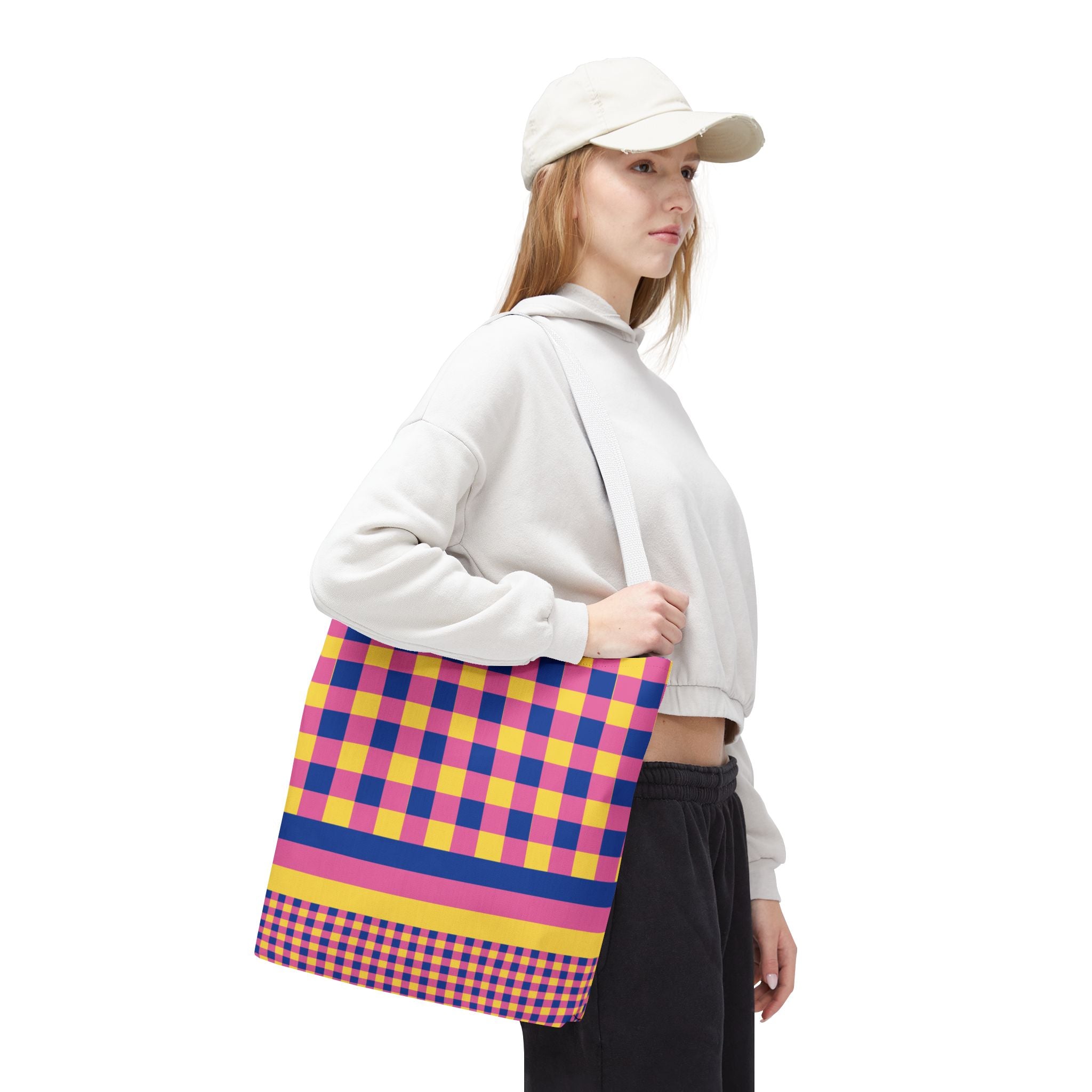 Colorblock Tote Bag