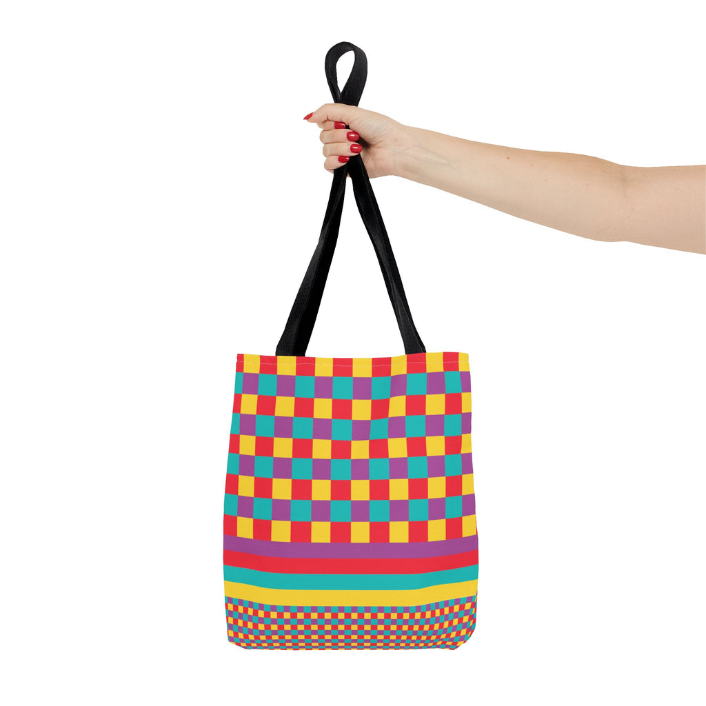 Colorblock Tote Bag