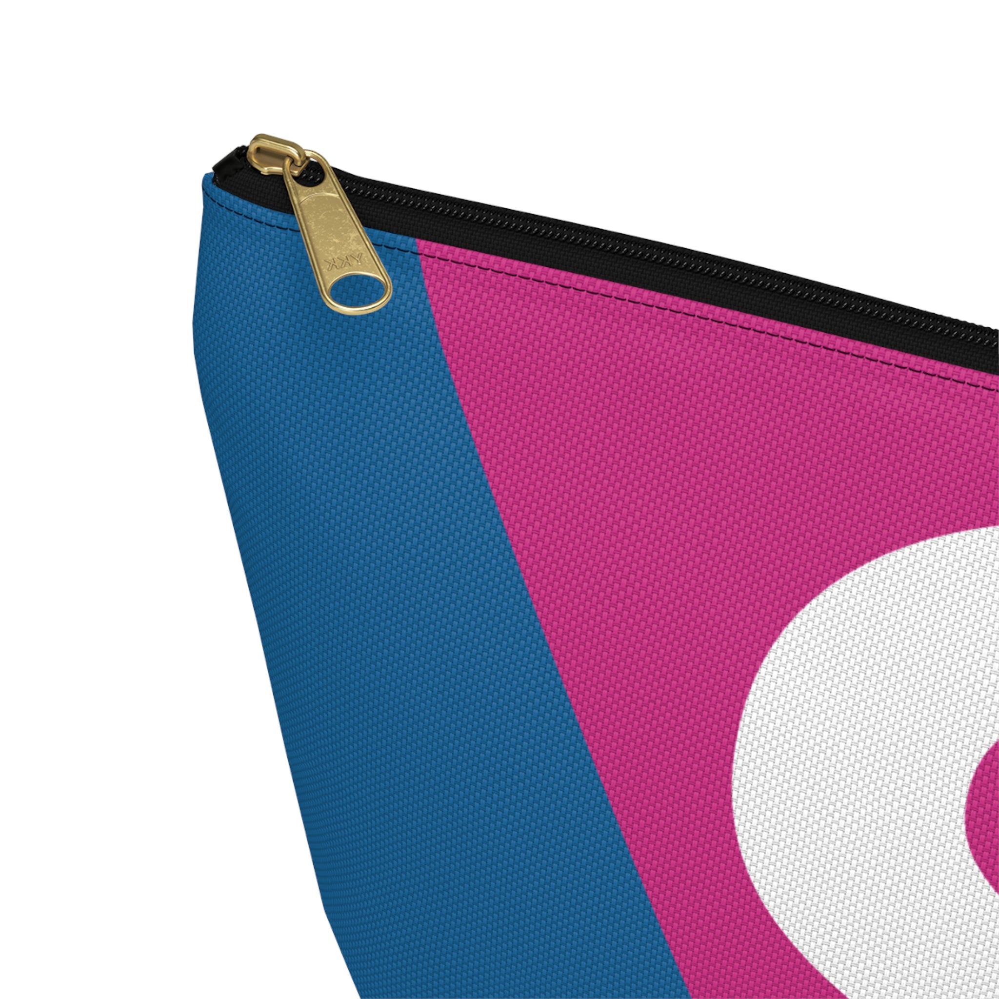 Initials Colorblock Accessory Pouch — Monogram S T-Bottom Cosmetic Bag