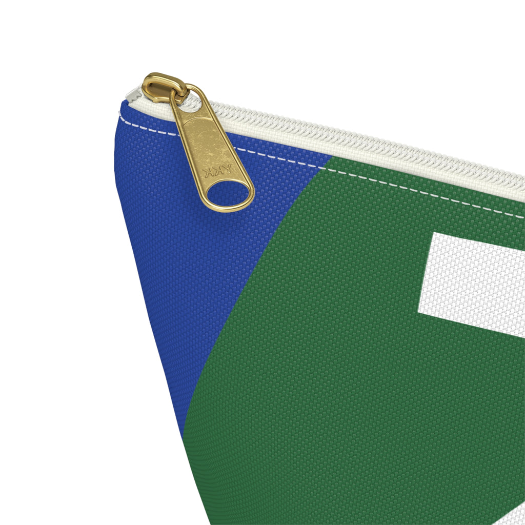 Colorblock Accessory Pouch — Monogram Z T-Bottom Cosmetic Bag