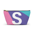 Colorblock Accessory Pouch — Monogram S T-Bottom Cosmetic Bag