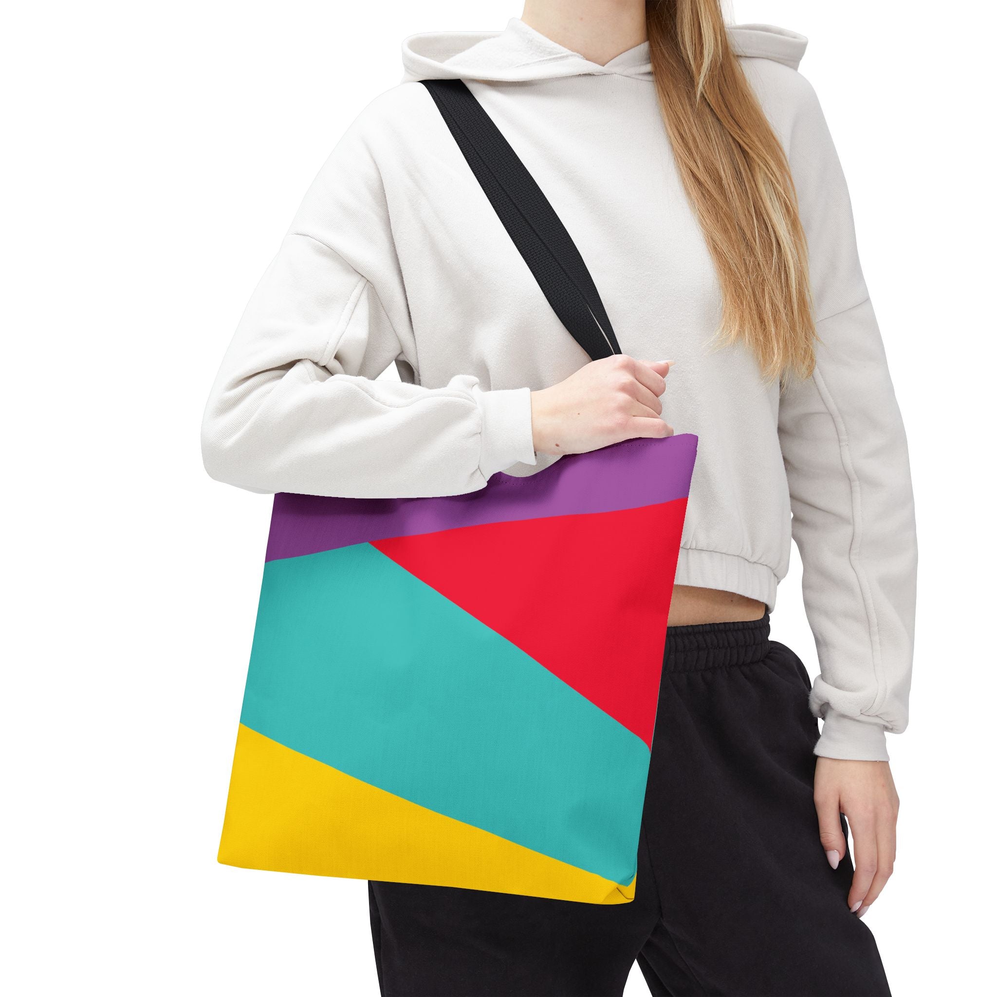 Colorblock Tote Bag
