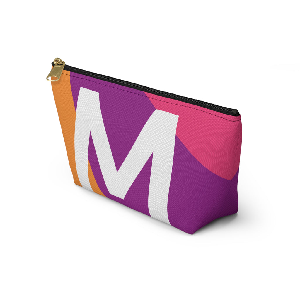 Colorblock Accessory Pouch — Monogram M T-Bottom Cosmetic Bag