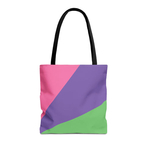 Colorblock Tote Bag