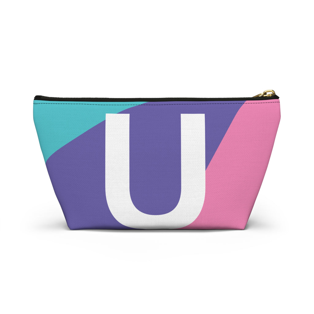 Colorblock Accessory Pouch — Monogram U T-Bottom Cosmetic Bag
