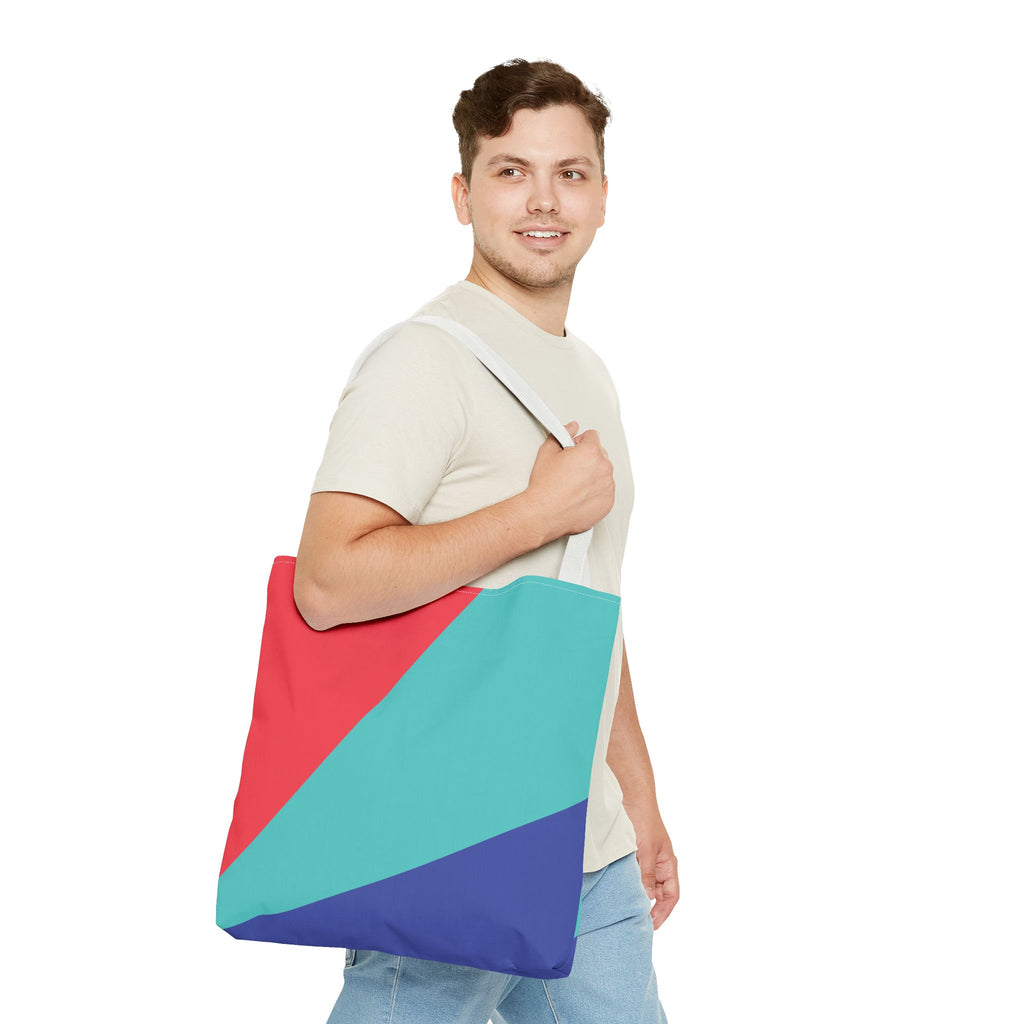 Colorblock Tote Bag