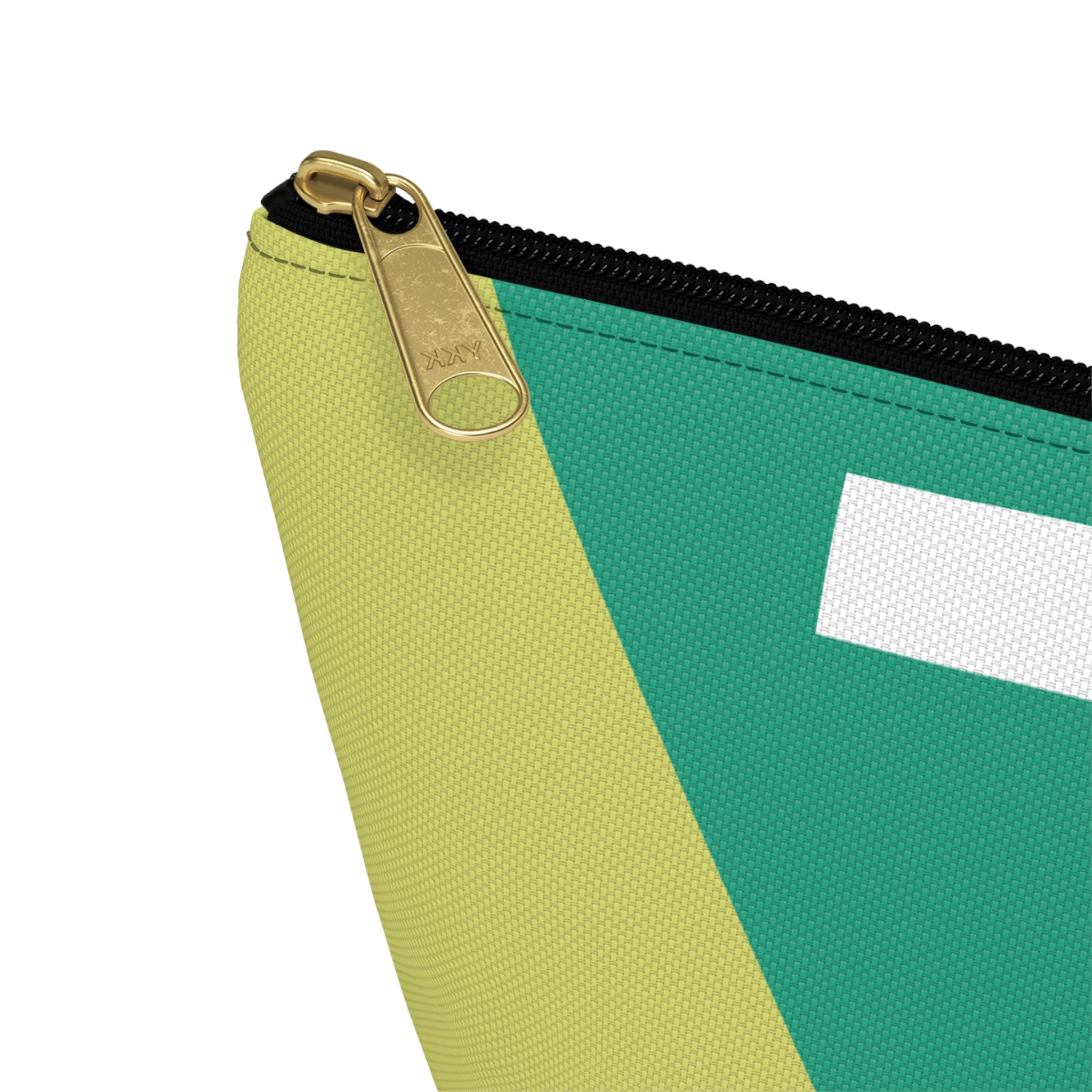 Initials Colorblock Accessory Pouch — Monogram T T-Bottom Cosmetic Bag