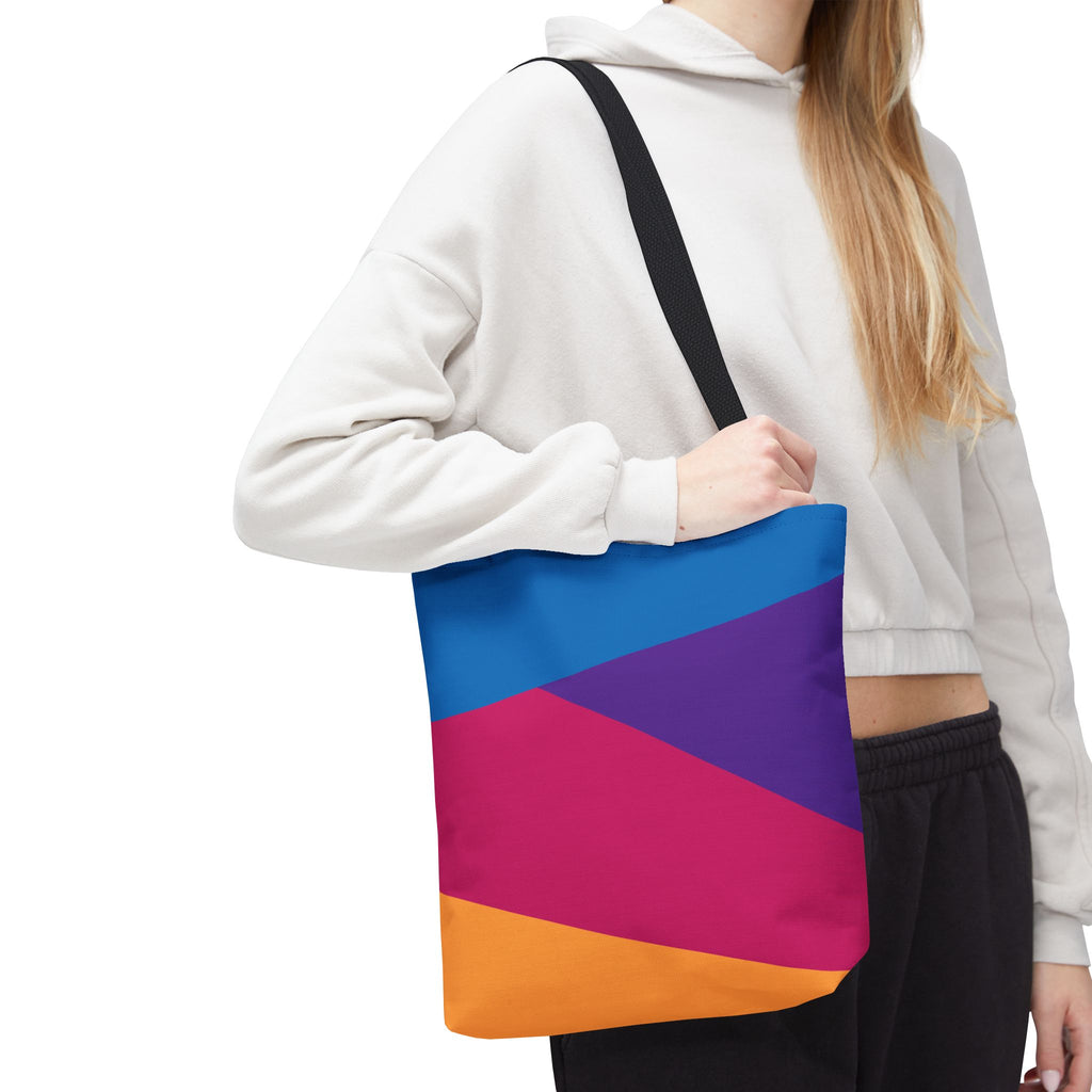 Colorblock Tote Bag