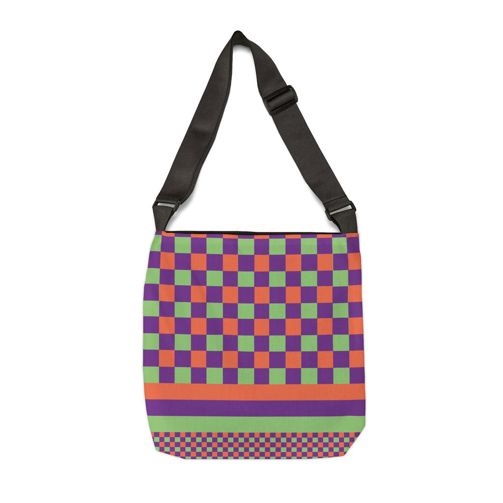 Colorblock Geometric Tote Bag
