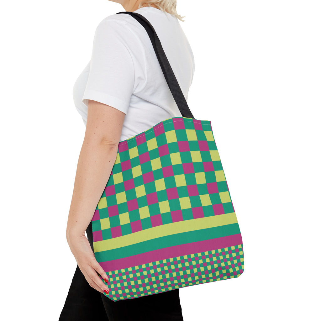 Colorblock Tote Bag