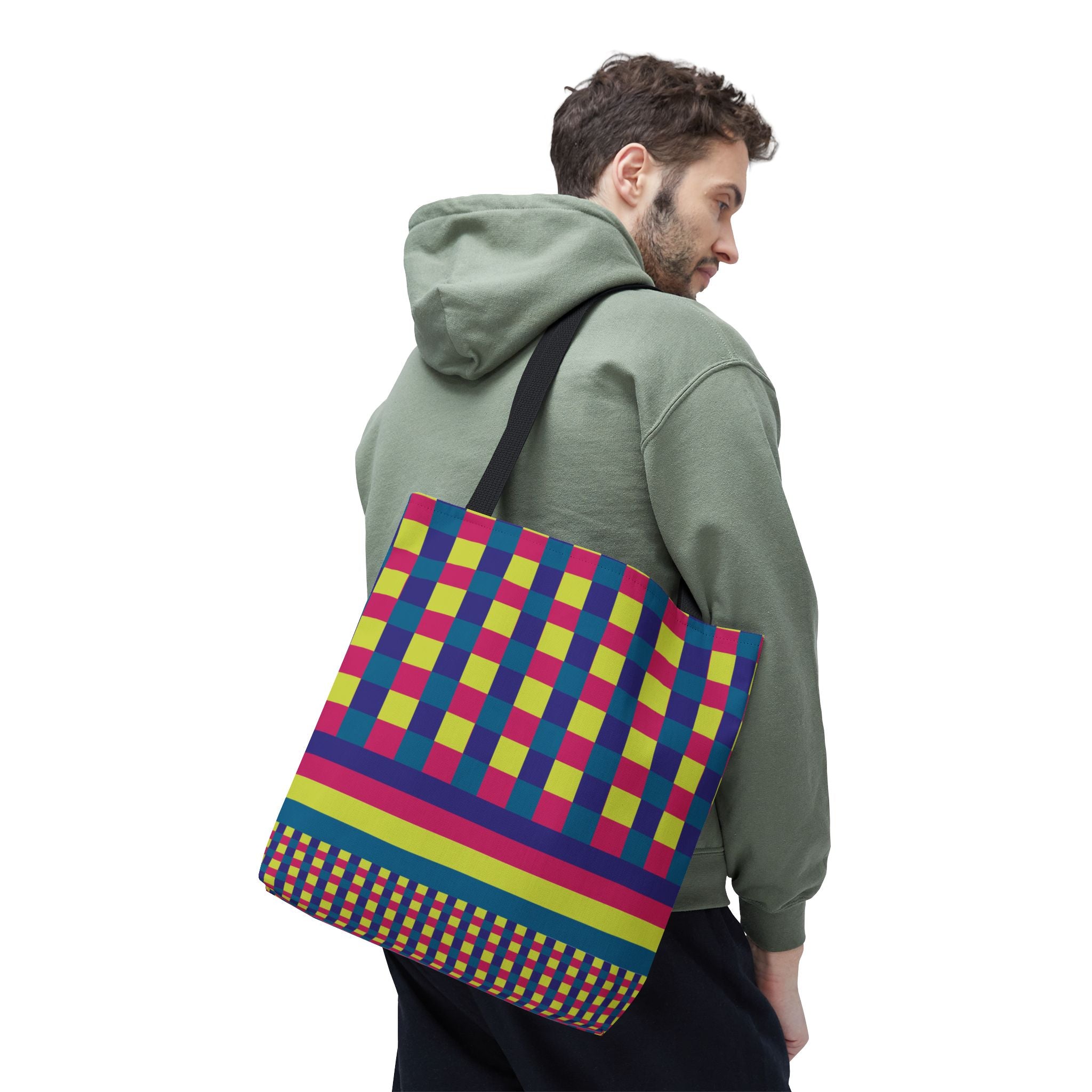 Colorblock Tote Bag