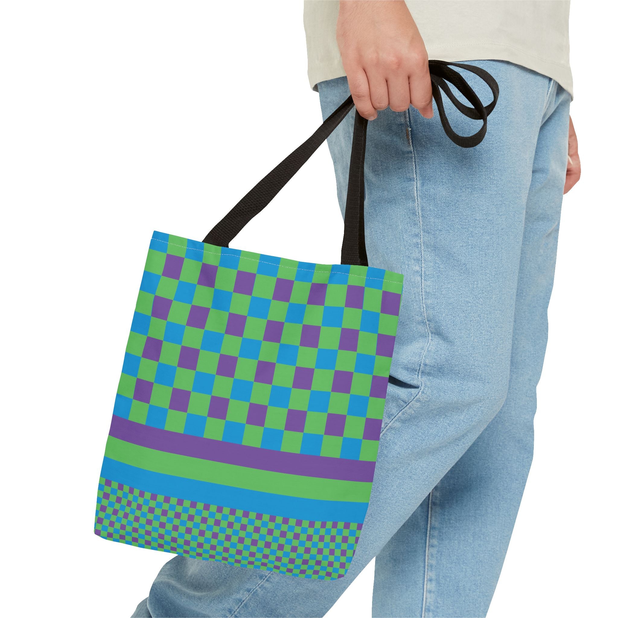 Colorblock Tote Bag