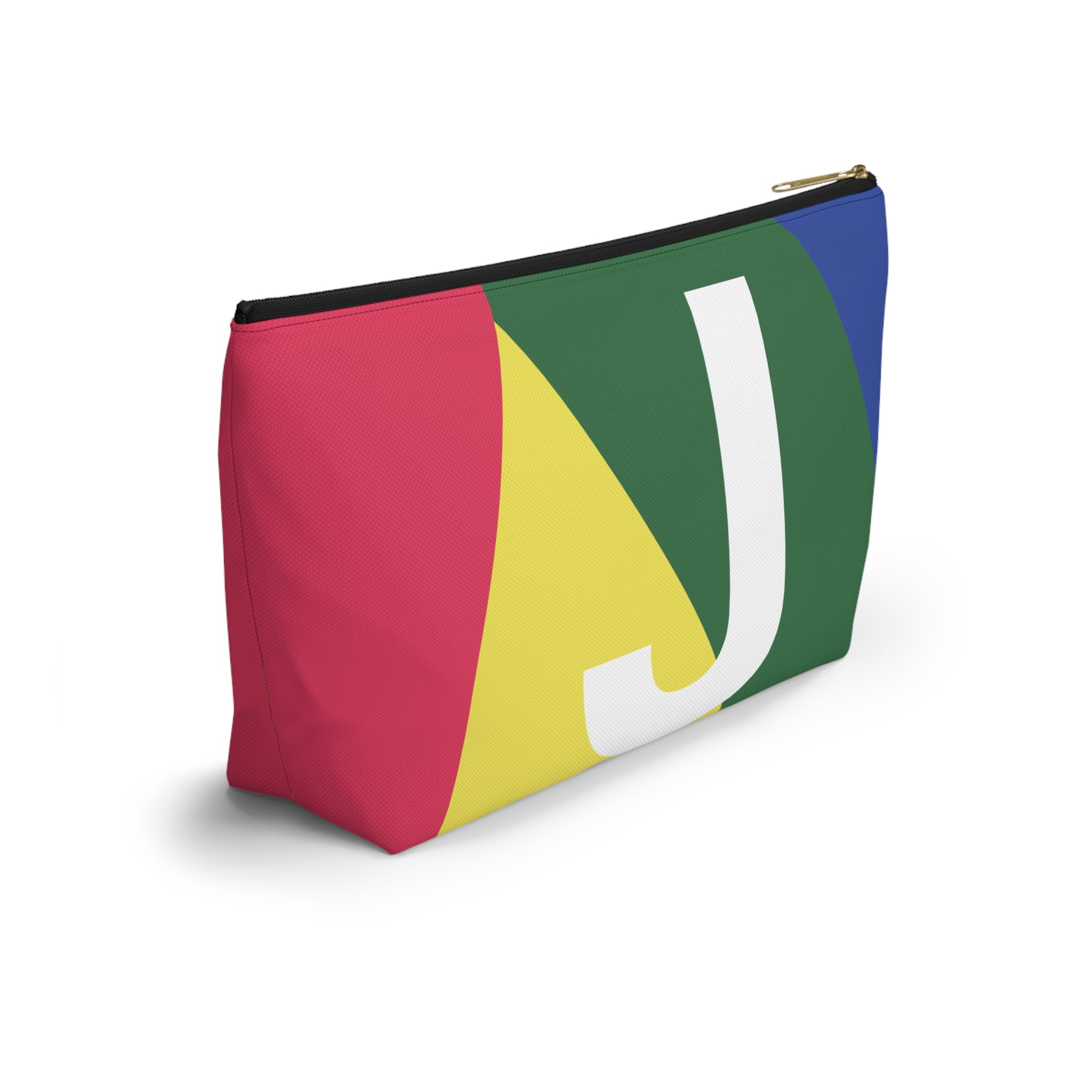 Colorblock Accessory Pouch — Monogram J T-Bottom Cosmetic Bag