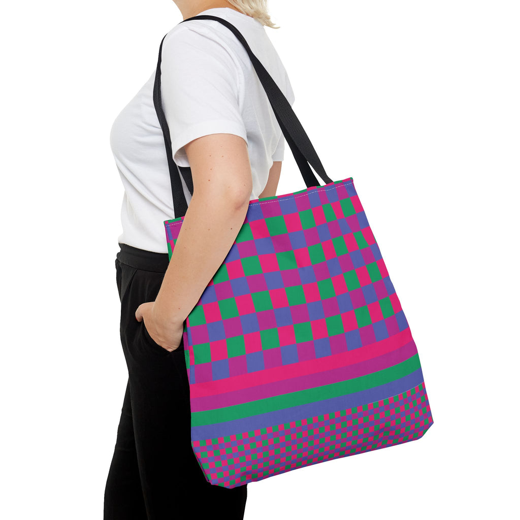 Colorblock Tote Bag